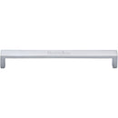 Heritage Brass Cabinet Pull Wide Metro Design 203mm CTC Satin Chrome Finish - C4520 203-SC - Choice Handles