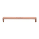 Heritage Brass Cabinet Pull Wide Metro Design 203mm CTC Satin Rose Gold Finish - C4520 203-SRG - Choice Handles