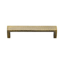 Heritage Brass Cabinet Pull Hammered Wide Metro Design 101mm CTC Antique Brass Finish - C4525 101-AT - Choice Handles
