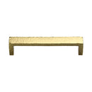 Heritage Brass Cabinet Pull Hammered Wide Metro Design 160mm CTC Polished Brass Finish - C4525 160-PB - Choice Handles