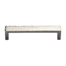 Heritage Brass Cabinet Pull Hammered Wide Metro Design 192mm CTC Polished Nickel Finish - C4525 192-PNF - Choice Handles