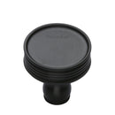 Heritage Brass Cabinet Knob Venetian Design 32mm Matt Black finish - C4547-BKMT - Choice Handles