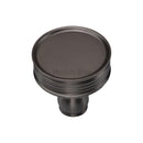 Heritage Brass Cabinet Knob Venetian Design 32mm Matt Bronze finish - C4547-MB - Choice Handles