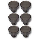 Heritage Brass Cabinet Knob Florence Design 32mm Matt Bronze finish - C4549-MB - Choice Handles