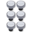 Heritage Brass Cabinet Knob Florence Design 32mm Polished Chrome finish - C4549-PC - Choice Handles