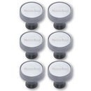 Heritage Brass Cabinet Knob Florence Design 32mm Satin Chrome finish - C4549-SC - Choice Handles