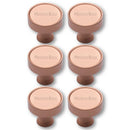Heritage Brass Cabinet Knob Florence Design 32mm Satin Rose Gold finish - C4549-SRG - Choice Handles