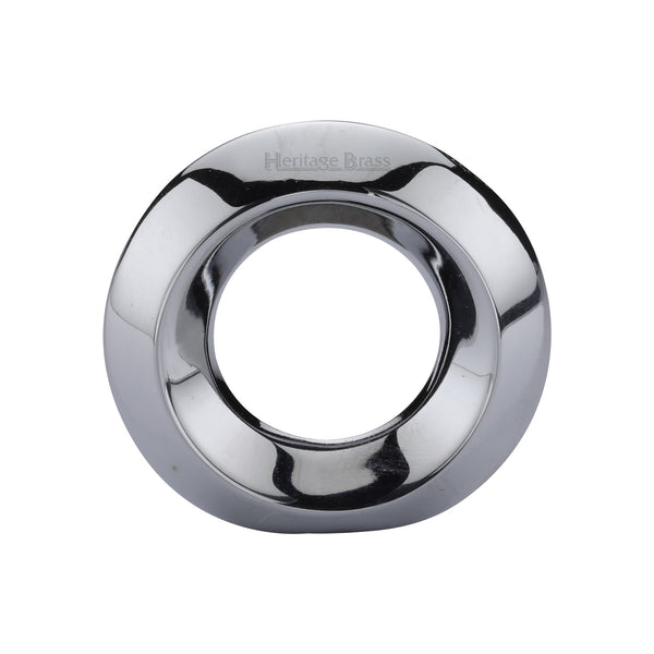 Heritage Brass Cabinet Knob Ring Design 40mm Polished Chrome finish - C4553-PC - Choice Handles