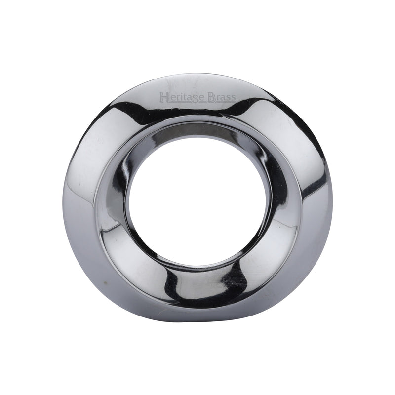 Heritage Brass Cabinet Knob Ring Design 40mm Polished Chrome finish - C4553-PC - Choice Handles