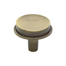 Heritage Brass Cabinet Knob Flat Top Design 32mm Antique Brass finish
 - C4592 32-AT - Choice Handles