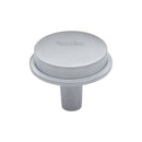 Heritage Brass Flat Round Knob Design 32 mm Satin Chrome finish
 - C4592 32-SC - Choice Handles