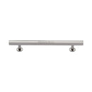 Heritage Brass Cabinet Pull Square Design with Footings 160mm CTC Polished Nickel finish - C4760 160-PNF - Choice Handles