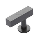 Heritage Brass Cabinet Knob Offset Square Design 44mm Matt Bronze finish
 - C4760 44-MB - Choice Handles