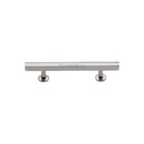 Heritage Brass Cabinet Pull Square Design with Footings 96mm CTC Polished Nickel finish - C4760 96-PNF - Choice Handles
