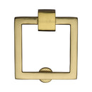 Heritage Brass Square Drop Pull Polished Brass finish - C6311-PB - Choice Handles