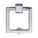 Heritage Brass Square Drop Pull Polished Chrome finish - C6311-PC - Choice Handles
