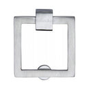 Heritage Brass Square Drop Pull Satin Chrome finish - C6311-SC - Choice Handles