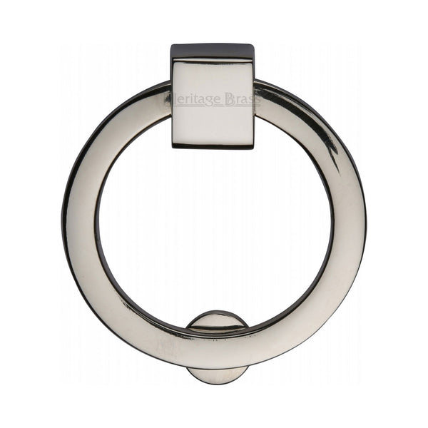 Heritage Brass Round Drop Pull Polished Nickel finish - C6321-PNF - Choice Handles