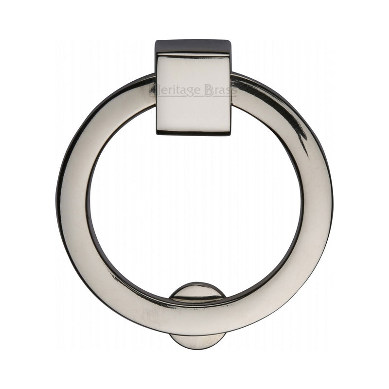 Heritage Brass Round Drop Pull Polished Nickel finish - C6321-PNF - Choice Handles