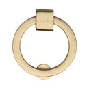 Heritage Brass Round Drop Pull Satin Brass finish - C6321-SB - Choice Handles