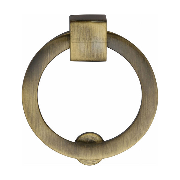 Heritage Brass Round Drop Pull 63mm Antique Brass finish - C6321 63-AT - Choice Handles