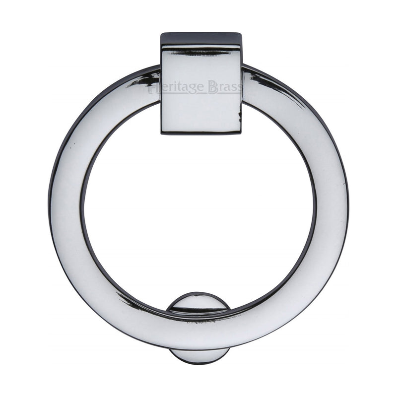 Heritage Brass Round Drop Pull 63mm Polished Chrome finish - C6321 63-PC - Choice Handles