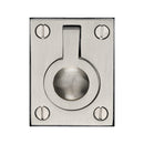 Heritage Brass Cabinet Pull Flush Ring Design 38mm Satin Nickel finish - C6337 38-SN - Choice Handles