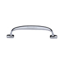 Heritage Brass Cabinet Pull Durham Design 128mm CTC Polished Chrome Finish - C7213 128-PC - Choice Handles