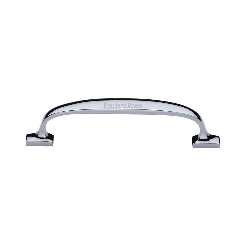 Heritage Brass Cabinet Pull Durham Design 128mm CTC Polished Chrome Finish - C7213 128-PC - Choice Handles