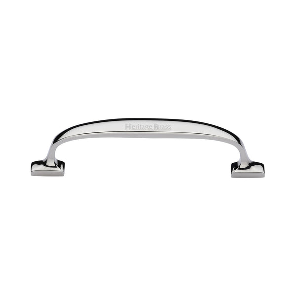 Heritage Brass Cabinet Pull Durham Design 128mm CTC Polished Nickel Finish - C7213 128-PNF - Choice Handles