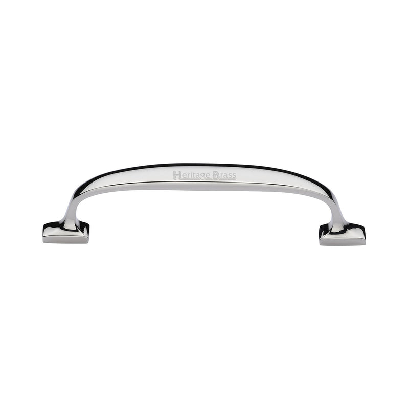Heritage Brass Cabinet Pull Durham Design 128mm CTC Polished Nickel Finish - C7213 128-PNF - Choice Handles