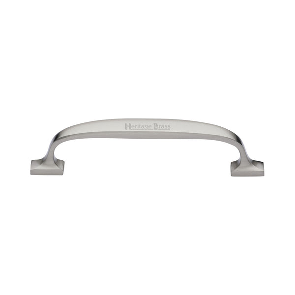 Heritage Brass Cabinet Pull Durham Design 128mm CTC Satin Nickel Finish - C7213 128-SN - Choice Handles