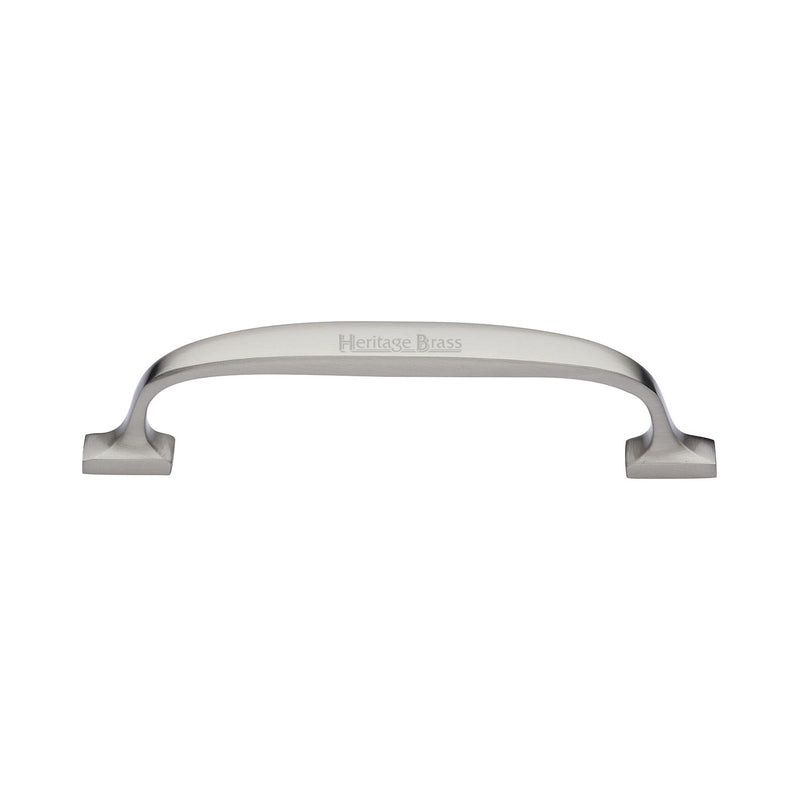 Heritage Brass Cabinet Pull Durham Design 128mm CTC Satin Nickel Finish - C7213 128-SN - Choice Handles