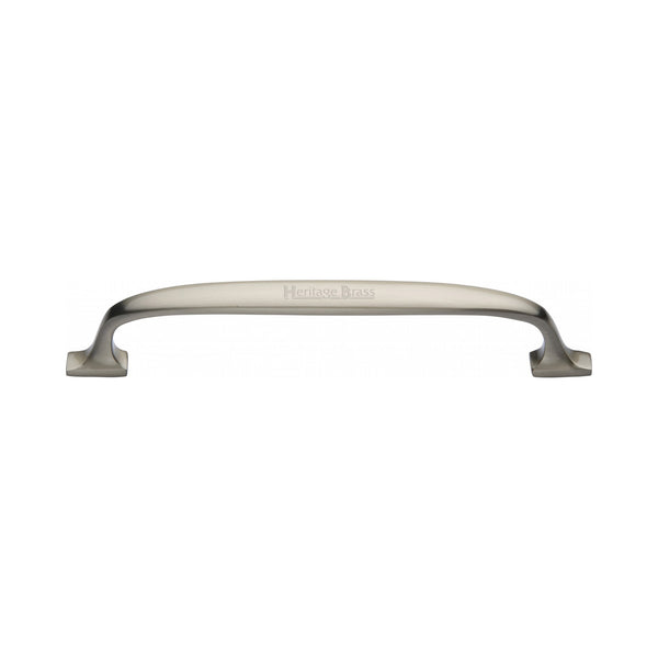Heritage Brass Cabinet Pull Durham Design 152mm CTC Satin Nickel Finish - C7213 152-SN - Choice Handles