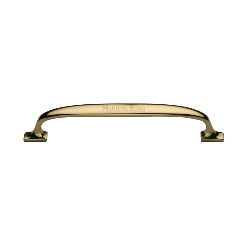 Heritage Brass Cabinet Pull Durham Design 160mm CTC Polished Brass Finish - C7213 160-PB