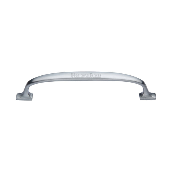 Heritage Brass Cabinet Pull Durham Design 160mm CTC Satin Chrome Finish - C7213 160-SC - Choice Handles
