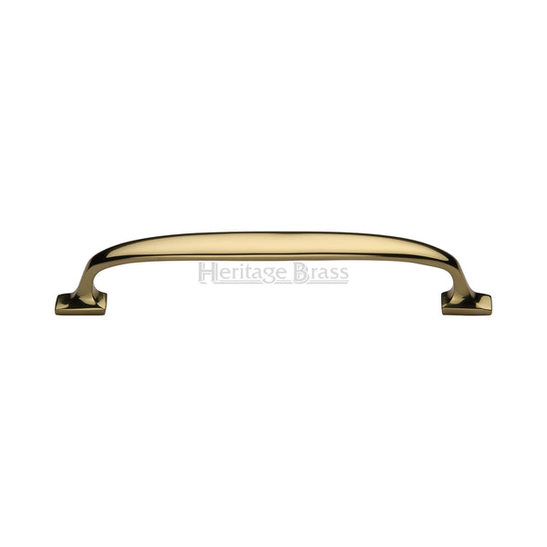 Heritage Brass Cabinet Pull Durham Design 203mm CTC Polished Brass Finish - C7213 203-PB