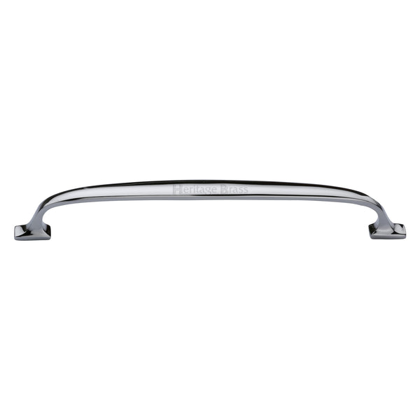 Heritage Brass Cabinet Pull Durham Design 203mm CTC Polished Chrome Finish - C7213 203-PC - Choice Handles