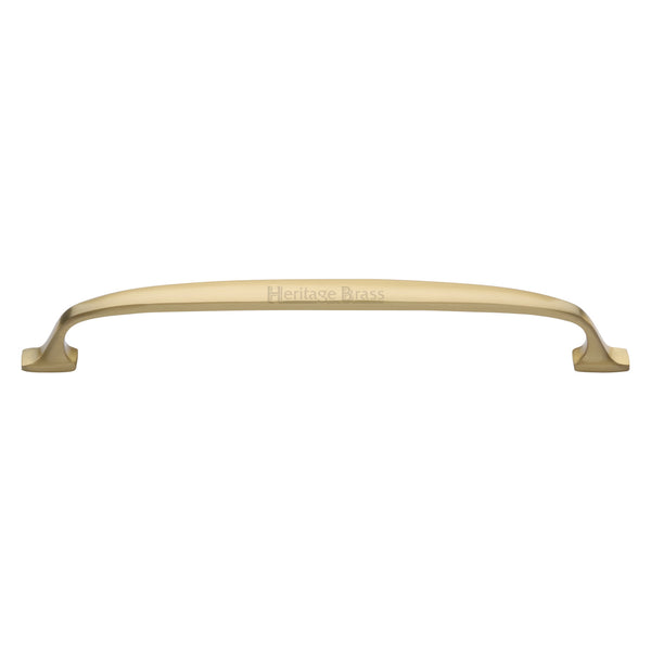Heritage Brass Cabinet Pull Durham Design 203mm CTC Satin Brass Finish - C7213 203-SB - Choice Handles