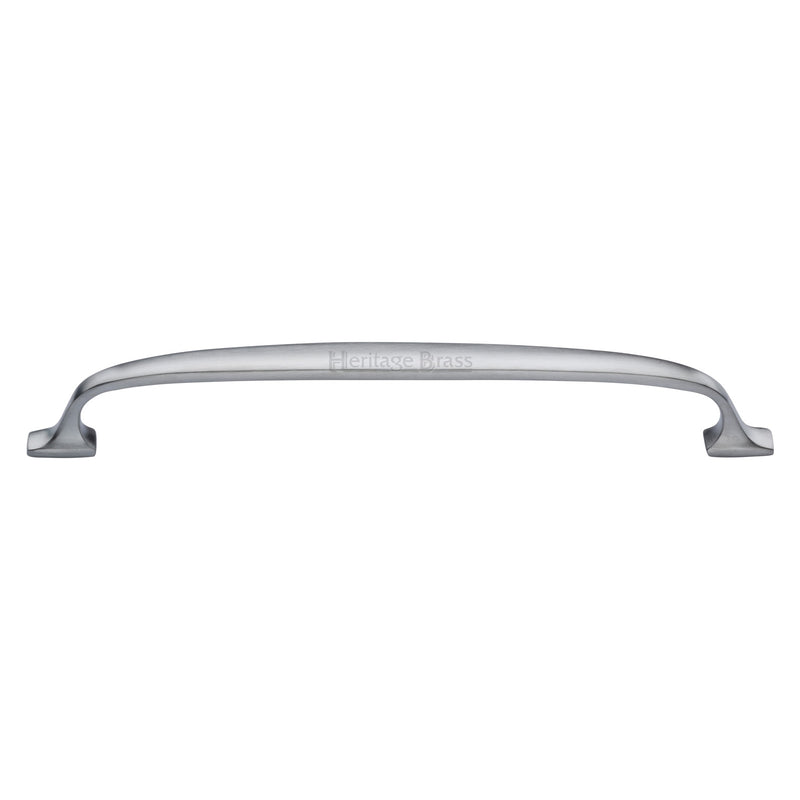 Heritage Brass Cabinet Pull Durham Design 203mm CTC Satin Chrome Finish - C7213 203-SC - Choice Handles