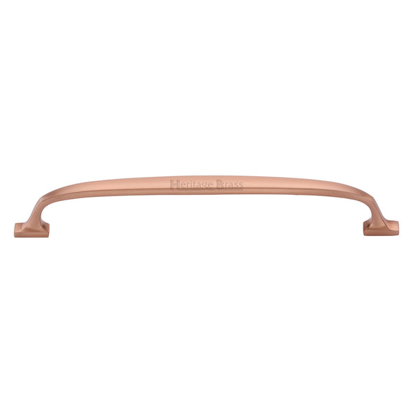 Heritage Brass Cabinet Pull Durham Design 203mm CTC Satin Rose Gold Finish - C7213 203-SRG - Choice Handles