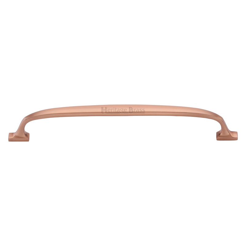 Heritage Brass Cabinet Pull Durham Design 203mm CTC Satin Rose Gold Finish - C7213 203-SRG - Choice Handles