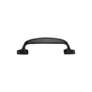 Heritage Brass Cabinet Pull Durham Design 76mm CTC Matt Black Finish - C7213 76-BKMT - Choice Handles