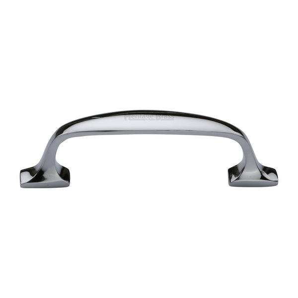 Heritage Brass Cabinet Pull Durham Design 76mm CTC Polished Chrome Finish - C7213 76-PC - Choice Handles