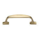 Heritage Brass Cabinet Pull Durham Design 76mm CTC Satin Brass Finish - C7213 76-SB - Choice Handles