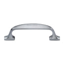 Heritage Brass Cabinet Pull Durham Design 76mm CTC Satin Chrome Finish - C7213 76-SC - Choice Handles