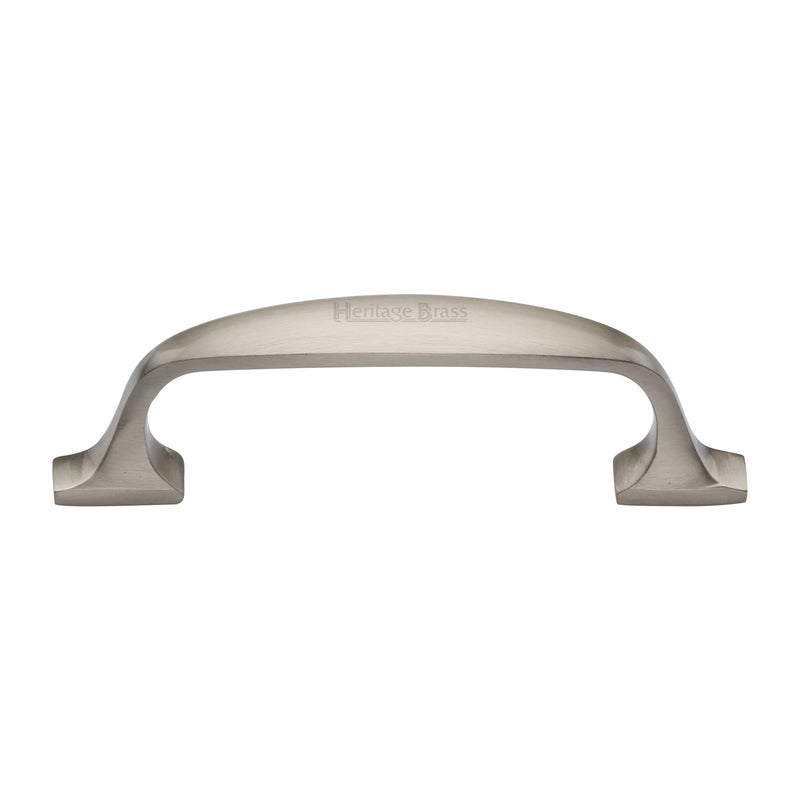 Heritage Brass Cabinet Pull Durham Design 76mm CTC Satin Nickel Finish - C7213 76-SN - Choice Handles