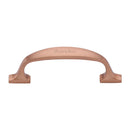 Heritage Brass Cabinet Pull Durham Design 76mm CTC Satin Rose Gold Finish - C7213 76-SRG - Choice Handles
