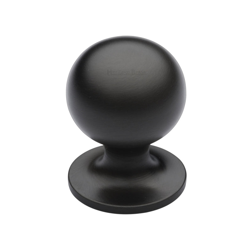 Heritage Brass Cabinet Knob Ball Design 25mm Matt Bronze finish - C8321 25-MB - Choice Handles