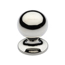 Heritage Brass Cabinet Knob Ball Design 25mm Polished Nickel - C8321 25-PNF - Choice Handles